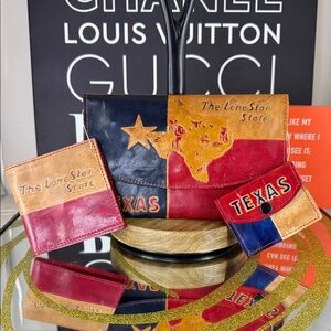 Texas Pride Women's Bag and Wallet Set